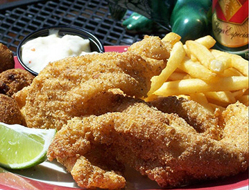 Miguel's renovated patio with live band