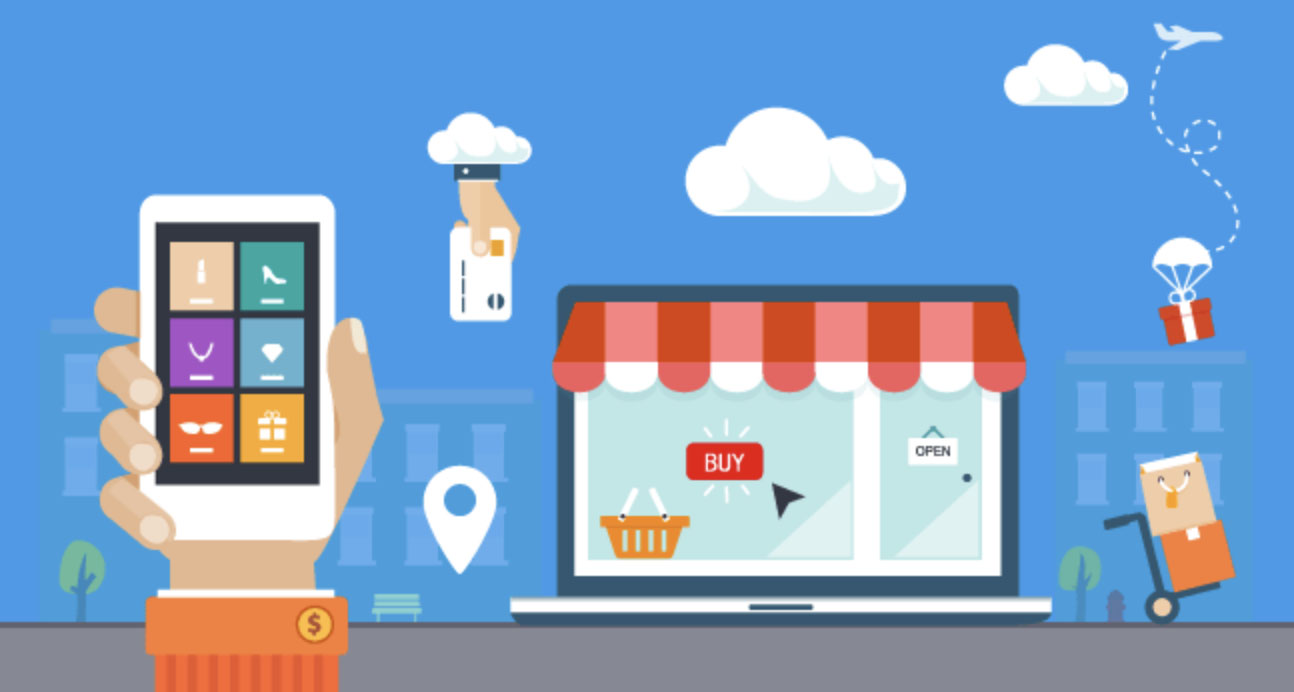 SEO optimized retail e-commerce website with product pages and shopping cart